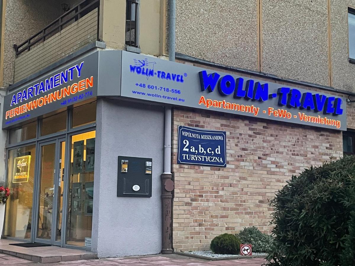 Wolin-Travel Apartament Dom Przy Parku Miedzyzdroje Dış mekan fotoğraf